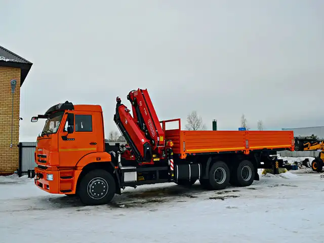 КАМАЗ 6520 бортовой с КМУ Fassi F385A.2.26