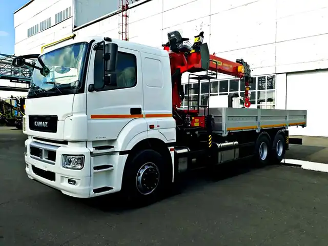 КАМАЗ 65207 бортовой с КМУ Palfinger Инман ИТ-150