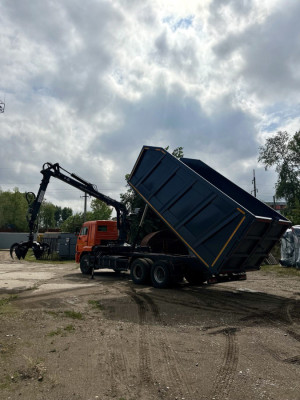 Ломовоз на шасси КАМАЗ 65115-48 с КМУ 